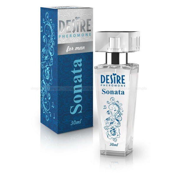 Духи-спрей с феромонами DESIRE De Luxe Platinum SONATA, 30 мл
