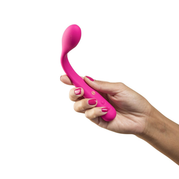 Универсальный перезаряжаемый вибратор Cosmopolitan Bendable Love Vibrator Purple, 19,3 см