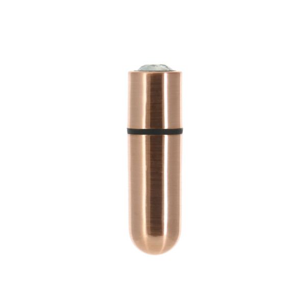 Вибропуля PowerBullet - First-Class Bullet 2.5 with Key Chain Pouch, Rose Gold