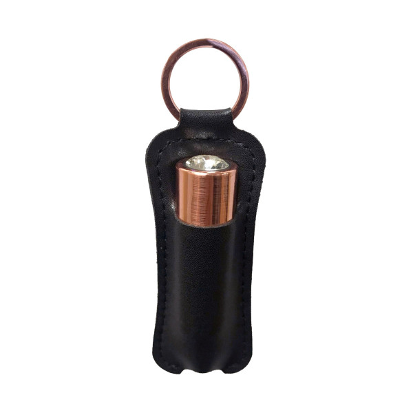 Вибропуля PowerBullet - First-Class Bullet 2.5 with Key Chain Pouch, Rose Gold