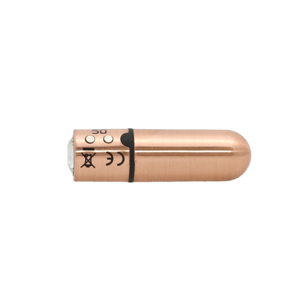 Вибропуля PowerBullet - First-Class Bullet 2.5 with Key Chain Pouch, Rose Gold