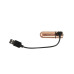 Вибропуля PowerBullet - First-Class Bullet 2.5 with Key Chain Pouch, Rose Gold