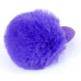 Анальная пробка с хвостом Boss Series - Silicon PLUG Bunny Tail Purple, размер S