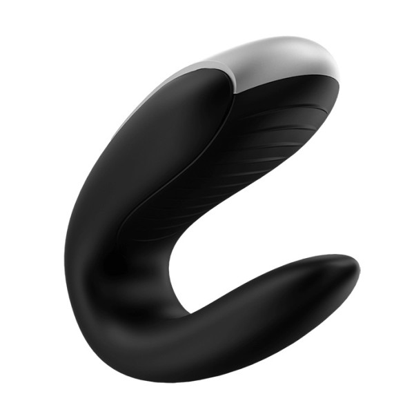 Вибромассажер для пар Satisfyer Double Fun Black