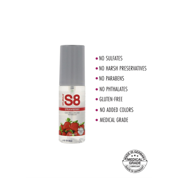 Лубрикант оральный Stimul8 Flavored Lube water based Strawberry, 50 мл