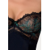 Сорочка приталенная с чашечками FLORIS CHEMISE black XXL/XXXL, трусики