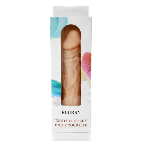 Вибратор BOSS Cyberskin - FLURRY, длина 20,3 см, диаметр 4,2 см