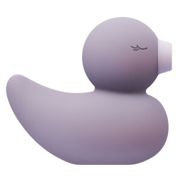 Вакуумный вибратор-уточка CuteVibe Ducky Grey