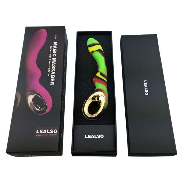 Вибратор Lealso - Rainbow Magic Ywllow&Green