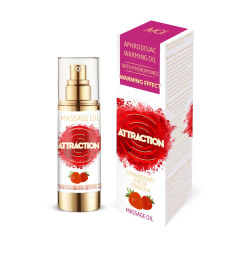 Разогревающее массажное масло с феромонами MAI PHEROMON MASSAGE OIL - STRAWBERRY, 75 мл