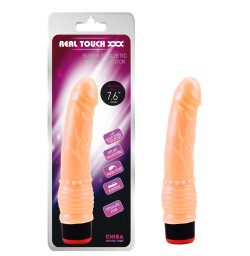 Вибромассажер CHISA Real Touch XXX - 7.6” Vibe Cock, Flesh