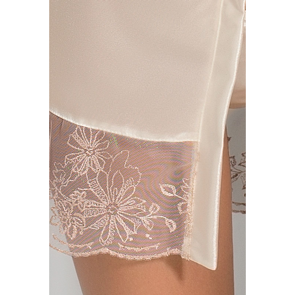 Пеньюар LOTUS PEIGNOIR cream XXL/XXXL, трусики