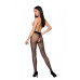 Колготки с открытым доступом Passion TIOPEN 010 black (20 den), контрастная линия, размер 5