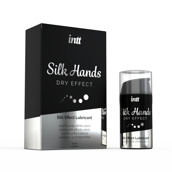 Ульта-густая силиконовая смазк Intt Silk Hands с матовым эффектом, шелковистый эффект, 15 мл