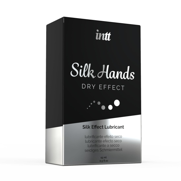 Ульта-густая силиконовая смазк Intt Silk Hands с матовым эффектом, шелковистый эффект, 15 мл