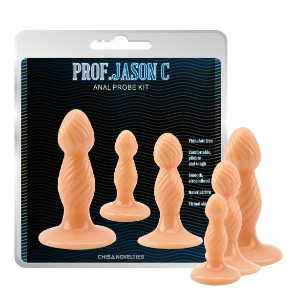 Набор анальних стимуляторов Chisa PROF.JASON C - Anal Probe Kit