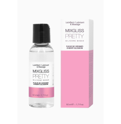 Лубрикант на силиконовой основе MixGliss PRETTY - FLEUR CERISIER с ароматом цветков вишни, 50 мл