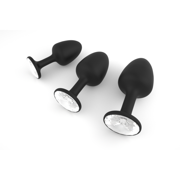 Анальная пробка Dorcel Geisha Plug Diamond XL внутри с шариком 