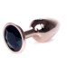 Анальная пробка Boss Series - Jewellery Red Gold PLUG Black S