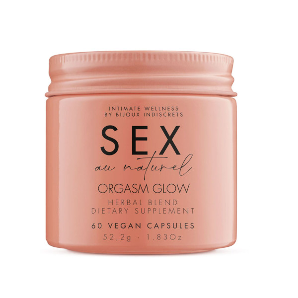 Натуральная пищевая добавка для повышения либидо Bijoux Indiscrets Sex au Naturel - Orgasm Glow, 60 капсул