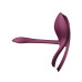 Смартэрекционное кольцо Zalo ? BAYEK Velvet Purple, двойное с вводимой частью, пульт ДУ