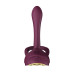 Смартэрекционное кольцо Zalo ? BAYEK Velvet Purple, двойное с вводимой частью, пульт ДУ