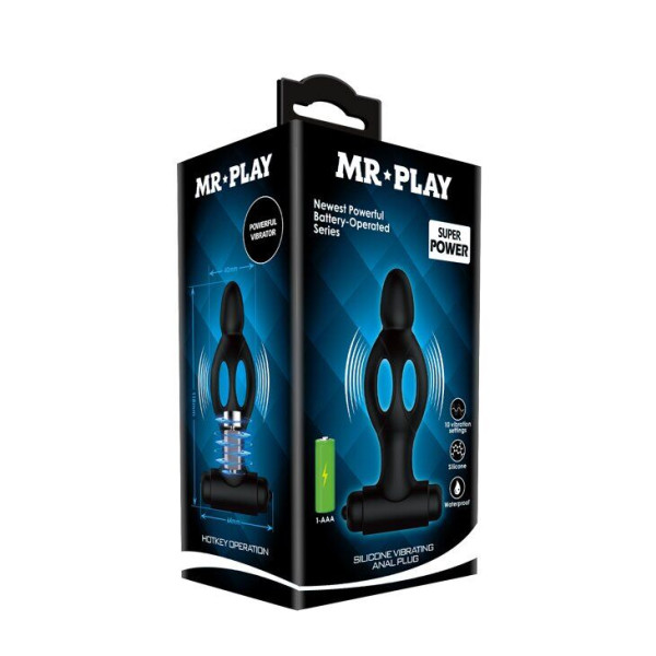 Анальный стимулятор с вибрацией MR PLAY