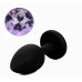 Силиконовая анальная пробка с кристаллом Silicon Black 05, размер S