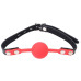 Силиконовый кляп Lover ball gag silicone, Black and Red