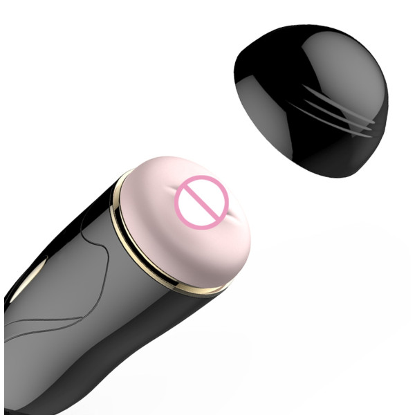 Мастурбатор с вибростимуляцией FOXSHOW Vibrating Masturbation Cup USB 7 + Interactive Function