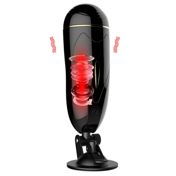 Мастурбатор с вибростимуляцией FOXSHOW Vibrating Masturbation Cup USB 7 + Interactive Function