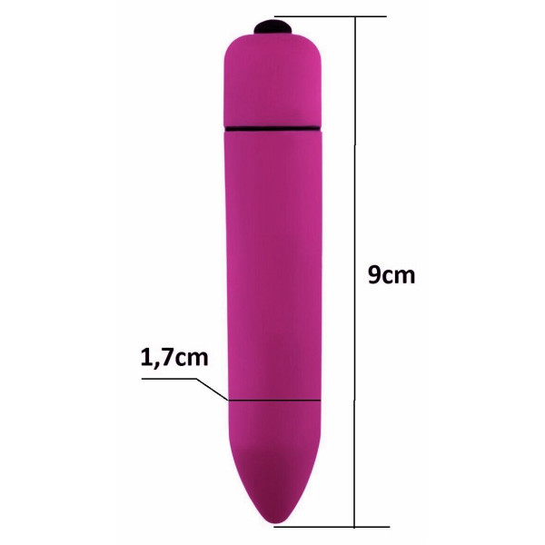 Мини вибратор, вибропуля XESE, 9 см