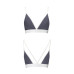 Спортивный топ с двойными бретелями Passion PS007 TOP dark grey, размер S