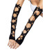 Митенки Leg Avenue Butterfly applique arm warmers Black, бабочки