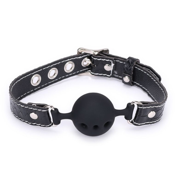 Силиконовый кляп Snake ball gag silicone, Black