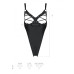 Боди из экокожи CELINE BODY black XXL/XXXL - Passion: с доступом, открытый