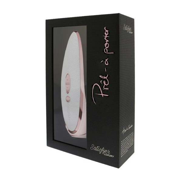Люксовый вакуумный стимулятор Satisfyer Luxury Pret-a-Porter White