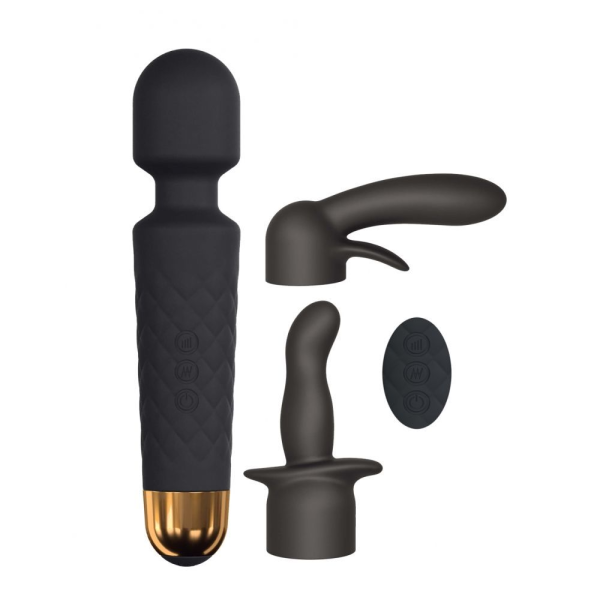 Минивибромассажер Dorcel Kit Wanderful с насадками