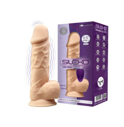 Фаллоимитатор с вибрацией SilexD Norman Vibro Flesh, длина 21.5 см, диаметр 5 см