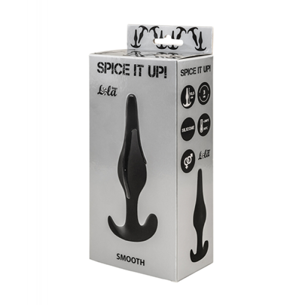 Анальный плаг Spice it up Smooth - Black