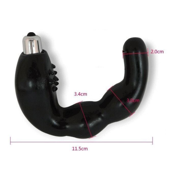 Вибромассажер простаты Anal Stimulator for Duble pleasure, диаметр 2 см - 3,4 см
