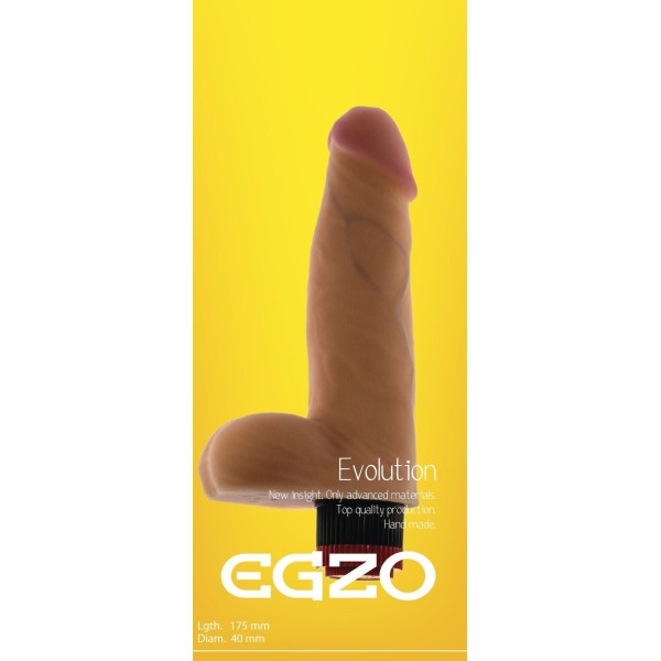 Вибратор EGZO Ciberskin, 17,5*4 см