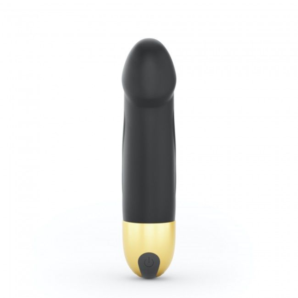 Вибратор Dorcel Real Vibration S Gold 2.0, диам 3,7см, для точки G