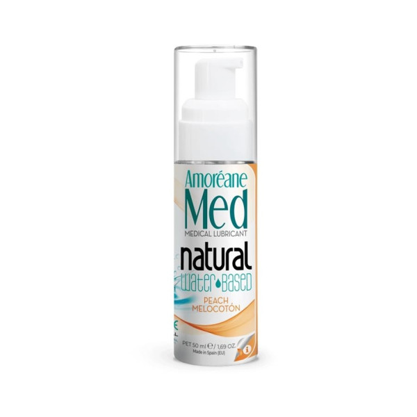 Гель-любрикант AM. Peach Water Based Lubricant с фитопланктоном, 50 мл