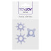 Набор колец из 3 колец на пенис Toy Joy - Tickle C-Rings PURPLE
