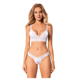 Эротический комплект Obsessive Heavenlly 2-pcs set XL/2XL, бюстгальтер и танга