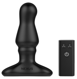 Анальная вибропробка Nexus Bolster с надувной головкой для мужчин, пульт ДУ