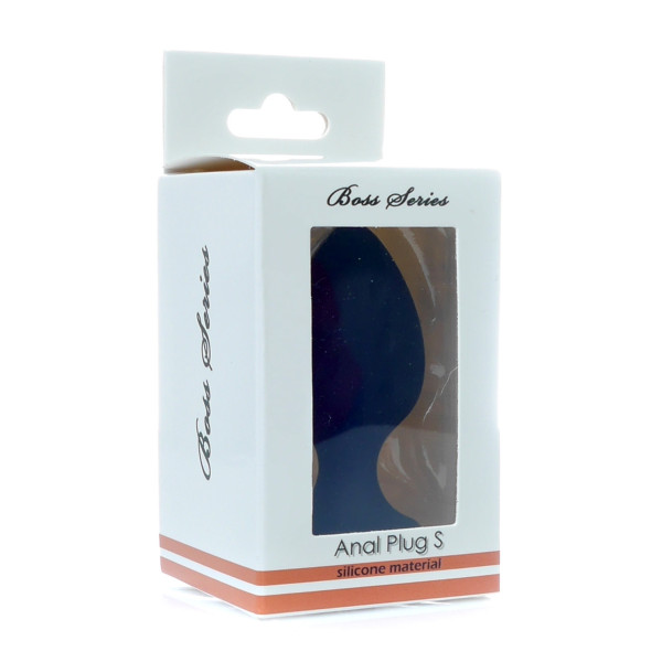 Анальний силиконовый плаг Boss Series - Silicone Anal Plug S 2,8 см