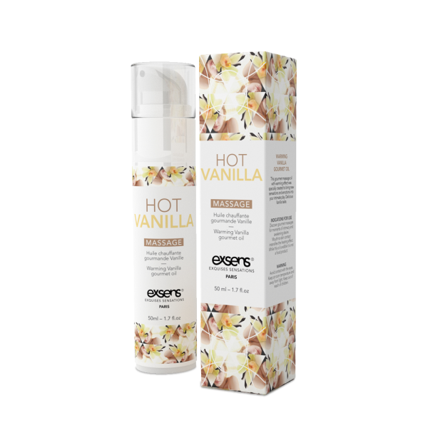 Массажное масло EXSENS Hot Vanilla, съедобное