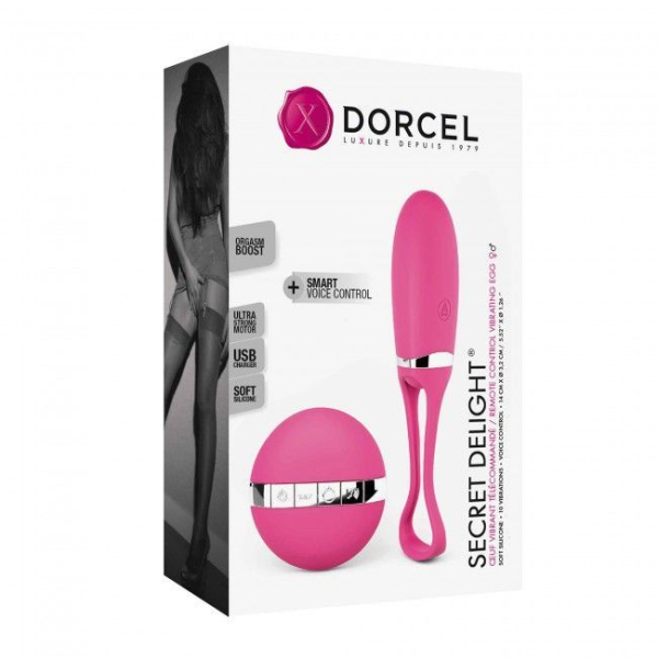 Виброяйцо Dorcel Secret Delight Magenta с пультом